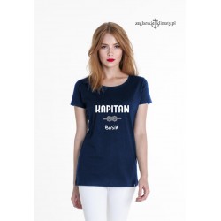 Koszulka damska premium KAPITAN z imieniem :-)