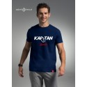 Koszulka męska premium strech KAPITAN + imię