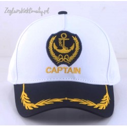 Marynarska czapka z daszkiem CAPTAIN :-)