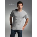 Koszulka męska premium - szara WĘZŁY 3D :-)