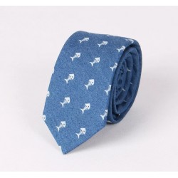 Bawełniany krawat RYBY :-)